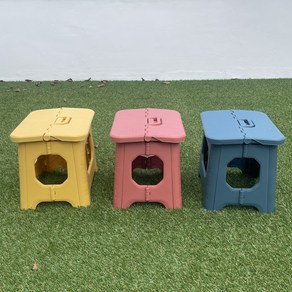 접이식의자 간이 플라스틱 접의자, 옐로우