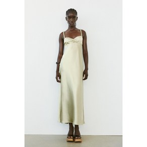 ZARA 자라 새틴 캐미솔 롱 원피스 8188330 8188/330