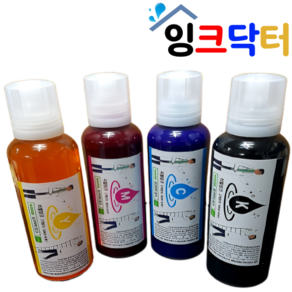 캐논잉크 G3910 G7090 무한리필 호환 G2910 G3900 G4900 100ml, 2세트, 100ml 세트 가정용 추천 (검노파빨)