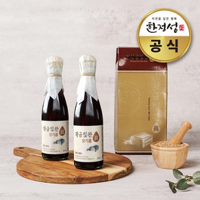 한정성 황금빛찬 참기름 선물세트 300ml 2병, 1세트, 600ml