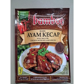 봄부 아얌 케찹 bamboe ayam kecap 70g, 1개