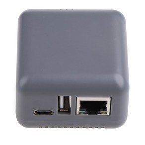 USB 2.0 포트 고속 10/100Mbps 인쇄 서버 RJ45 LAN 포트 WiFi USB 인쇄 서버, 검은 색, 02 Black, Black