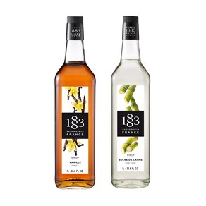 1883 바닐라 시럽 1000ml+1883 케인슈가 시럽 1000ml+트루시트러스