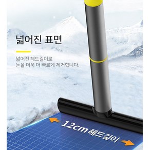 와이앤유 겨울 앞유리 눈 성에 멀티 제거기 겸용 타이어 스톤침 제거 스크래퍼 악세사리, 1개