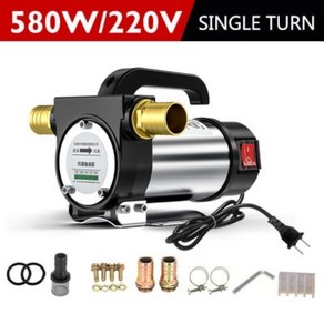 DC 12V/24V 오일 펌프 220V 디젤 등유 연료 오일 워터 양수기 자바라 이송, 04 12V single tun, 1개