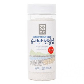 순꽃 순천만천일염 가는염 우수천일염사용 HACCP, 1개, 230g
