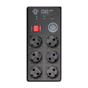 블랙라이언오디오 스튜디오급 클린필터 파워컨디셔너 접지 과부하차단 멀티탭 Potable Studio-Gade Powe Conditione & Suge Potecto, PGP Type K (한국형), 1개