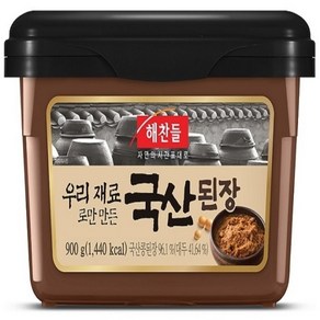 해찬들 국산된장 900G, 1개