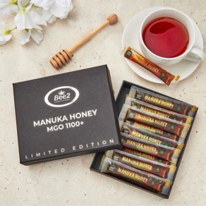 Bee2 한정판 호주 비투 마누카허니 MGO1100+ 마누카꿀 30 스틱 Manuka honey staw sticks, 1박스, 360g