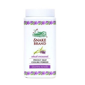 여름필수 땀띠방지 안티아크네 스네이크 쿨링파우더 바디파우더 Pickly Heat snake Cooling Powde 라벤더 50g, 1개