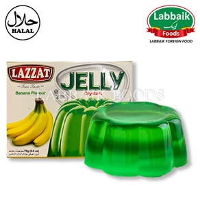 LAZZAT Halal Jelly Banana Flavor 75g 바나나 젤리 분말