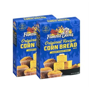 페이머스 데이브 콘 브레드 믹스 Famous Dave's Con Bead Mix 15 oz. Box (2 Boxes of 15 Oz), 425g, 2개