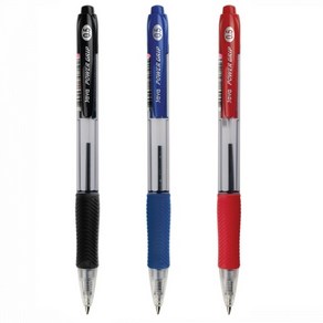 자바펜 0.7 파워그립 저점도 유성볼펜, 0.5mm 혼합 15개 (흑5+청5+적5), 1세트