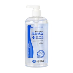 크리넥스 유한킴벌리 손소독제 겔 오이향, 450ml, 1개