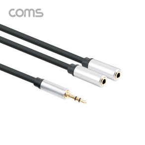 BT958 Coms 3.5mm 스테레오 2분배 젠더 Y형 1.8m, 1개