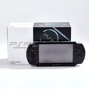 소니 PSP 홍콩판 휴대용 레트로 게임기 3006 3005 3000, UMD버전(3000번기판), 블랙, 64G