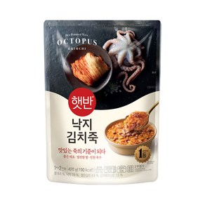 CJ 비비고 김치 낙지죽 450g, 1개