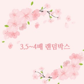 3.5~4배 랜덤박스 (3.5 ~4배), 1박스, 4. all mix 반랜박 (3.5배수)