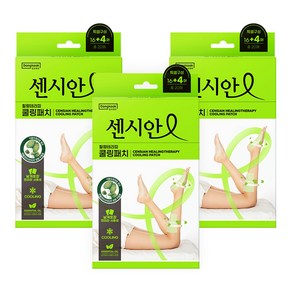 동국제약 센시안 다리붓기 힐링테라피 쿨링패치 20매 힐링패치, 20매입, 3개