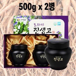 고이담은 도라지 진생고 국산 도라지청 진액 정과, 500g, 2개