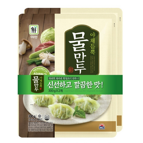 대림선 야채듬뿍 물만두 600g x3봉, 6개, 300g