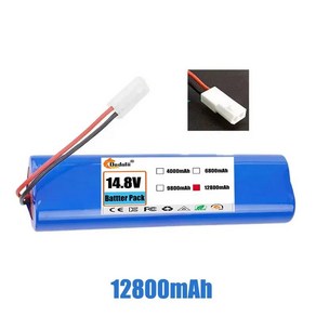 Qihoo 360 S6 로봇 진공 청소기용 배터리 팩 예비 부품 액세서리 배터리 14.8V 12800mAh, 05 12800mAh, 한개옵션1