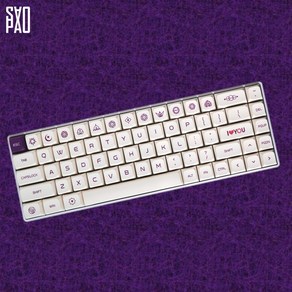 사오파오 러블리퍼플 키캡 PBT XDA 염료승화 (138키 )