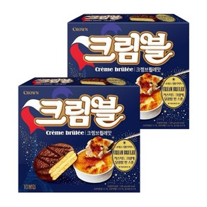 크라운 크림블 크림브륄레맛, 2개, 320g