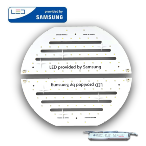 삼성LED 모듈 원형방등 50W 380x160mm 2장 국내제작 플리커프리, 주백색, 2세트