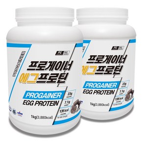 프로게이너 에그프로틴 쿠키앤크림맛 2kg 난백분말 계란흰자단백질 에그화이트 EGG 단백질파우더 프로틴쉐이크 헬스보충식품