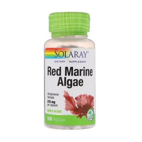 솔라레이 홍조류 Red Maine Algae 375mg 100베지캡슐, 100정, 1개