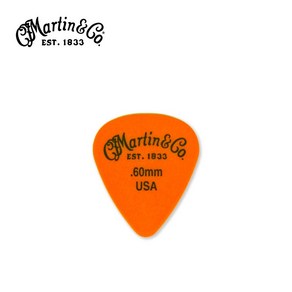 마틴 델린 기타 피크 스탠다드 0.6mm Martin Picks Delrin Standard 0.6mm