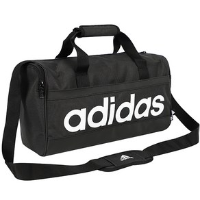 아디다스 ESSENTIALS LINEAR DUFFEL BAG EXTRA SMALL 헬스 운동 여행 가방 팀백 더플백, black, 37x21x15, 1개