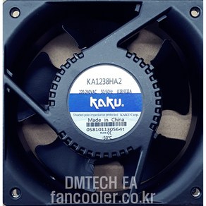 KA1238HA2BMT/KAKU/카쿠/AC 230V/IP55/마그네슘날개/방수팬/철망 플러그 포함, 1개