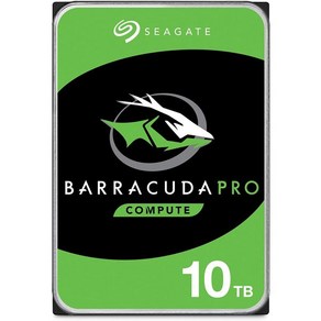 Seagate씨게이트 바라쿠다 프로 퍼포먼스 내장 하드 드라이브 SATA HDD 14TB 6GB/s 256MB 캐시 3.5인치 답답함 없는 포장 ST14000DM001