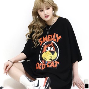 통통마녀 ] 슈퍼 올드켓 박스 반팔 2 컬러 / 남여공용 / 6XL / 오버사이즈