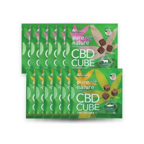 퓨어네이쳐 CBD 큐브 햄프씨드오일첨가