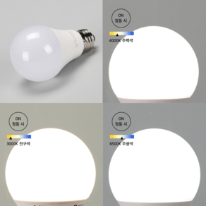 비츠온 벌브 전구 LED E26 10W, 주광색, 1개