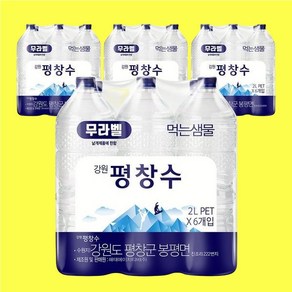 (백화점상품) [코카콜라직영] 강원평창수 무라벨 2.0PET 6x4 / 24입 1379810, 24개, 500ml