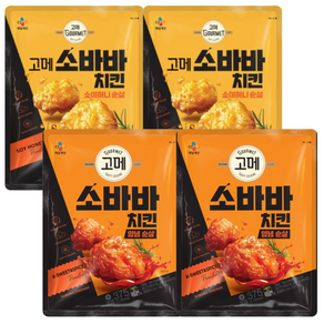 CJ 비비고 고메 소바바 치킨 양념 순살 2+ 소이허니 2, 375g, 1개