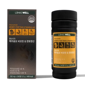 로하스웰 독일 맥주효모 비오틴 판토텐산, 1개, 240정