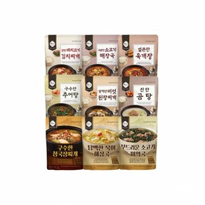 [신세계푸드] 올반키친 간편 국탕 2팩 골라담기 960g(480gx2입), 담백한 버섯 된장찌개(480g*2입), 480g, 2개