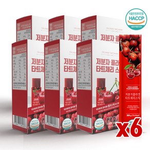 타트체리 콜라겐젤리 저분자 콜라겐스틱 콜라겐 효능, 300g, 6박스