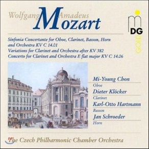 [CD] 전미영 / Diete Klocke 모차르트: 목관 협주곡 (Mozat: Sinfonia Concetante Clainet Conceto...