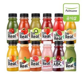 풀무원 [풀무원] 아임리얼 주스 190ml 12종 8개 골라담기 (딸기 수박 오렌지 키위 외) 118417, 14  수박 (190ml) 8개