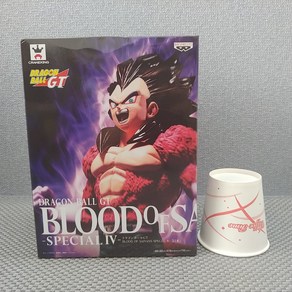 일본내수정품 반프레스토 드래곤볼GT BLOOD OF SAIYANS SPECIALIV 초사이야인4 베지터 피규어, 1개