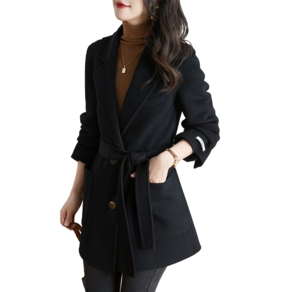 가을 겨울 캐주얼 모직 코트 통근 정장 재킷 Women's casual coat 인어미남 C11 A628F965