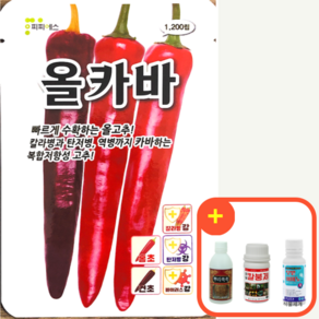 고추씨앗 올카바 고추 종자 1200립 피피에스, 1개