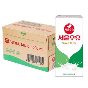 멸균우유 1000ml x 10입 (1박스), 10개, 1L