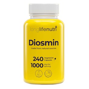 VitaCosmoX 비타코스모 롱라이프뉴트리 Longlifenuti 디오스민 고함량 1000mg 베지캡슐, 1개, 240정